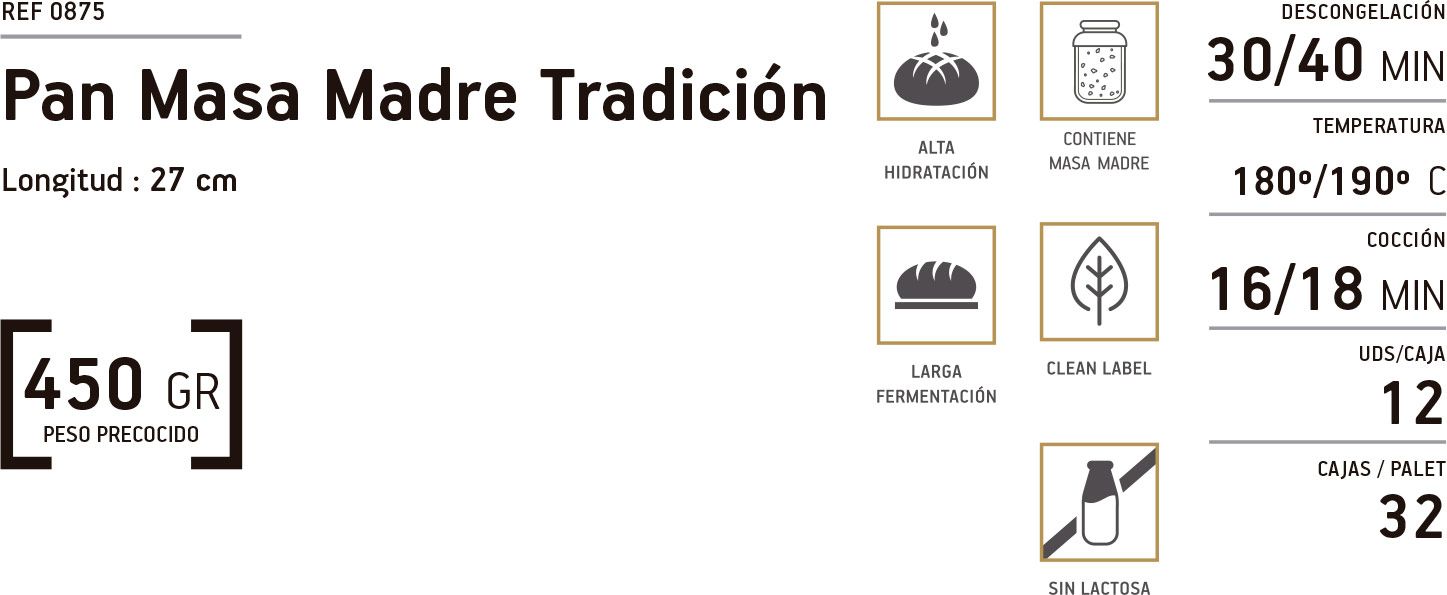 Pan de masa madre tradici&oacute;n
