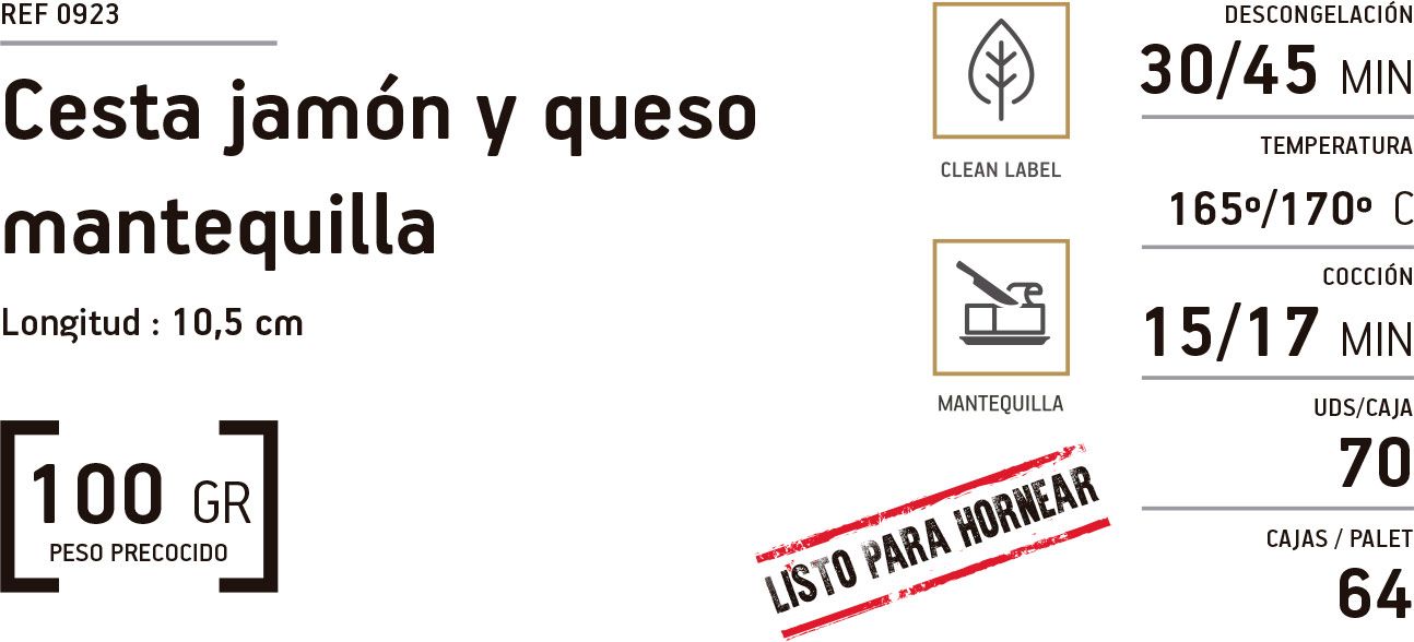 Cesta jam&oacute;n y queso